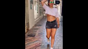 Walking the city Braless in an Underboob top.