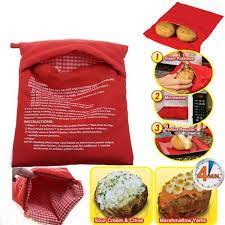 Maybe you would like to learn more about one of these? Potato Express Microwave Baked Potato Cooking Cooker Washable Bag Useful Bag Red Walmart Canada