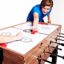 Md Sports 48 Inch 3 In 1 Combo Game Table Billiards Slide Hockey And Soccer Table Games Multi Game Table Football Games For Kids