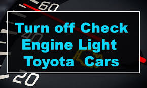 You can also take the vehicle to an independent mechanic, or purchase your own diagnostic tool. Simple Trick To Turn Off Check Engine Light Toyota Corolla Toyota Camry Autovfix Com