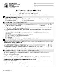 Maybe you would like to learn more about one of these? Fillable Online Bls Dor Wa State Of Washington Business Licensing Service Po Box 9034 Olympia Wa 98507 9034 1 800 451 7985 Ubi Owner Name Vehicle Transport Disposal Addendum To Apply For A License As A Registered