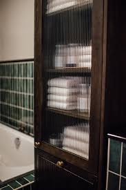 Looking for a good deal on bathroom glass shelf? Reeded Glass Glass Kitchen Cabinets Glass Bathroom Cabinet Custom Bathroom Cabinets