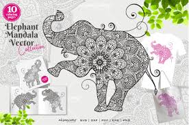 Coloring pages can make adults reminisce their childhood. Elephant Mandala Vector Coloring Book By Ahsancomp Studio Thehungryjpeg Com