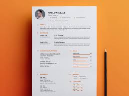 Psd Resume Template Free Download Resumekraft