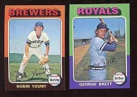 They originally started as a chewing gum company, using the baseball cards as a sales gimmick to make the gum more popular, but today it is primarily a baseball card company. 1975 Topps Baseball Card Complete Set Exmt Nrmt Mlb Baseball Cards At Amazon S Sports Collectibles Store