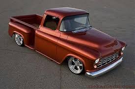 Image result for Gold Comet Orange 1955 Truck