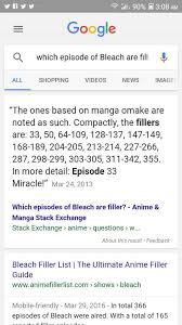 Bleach Filler List Interfasr