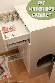 You may think that enclosing a litter tray is not a good idea. Diy Litter Box Furniture Cabinet Laundry Room Cleanup Diy Litter Box Litter Box Furniture Animal Room