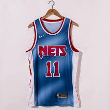 Nike brooklyn nets #7 kevin durant 2021 hwc jersey iridescent black. Kyrie Irving 11 Brooklyn Nets 2021 Classic Edition Blue Jersey
