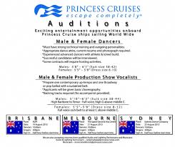 Lunch cruise with music on sydney harbour. Princess Cruise Line Auditions Dance Life