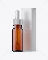 Download 15ml Amber Glass Dropper Bottle W Kraft Box In Bottle Mockups On Yellow Images Object Mockups PSD Mockup Templates