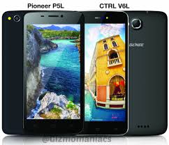 Gionee CTRL V6L LTE and Pioneer P5L LTE ...