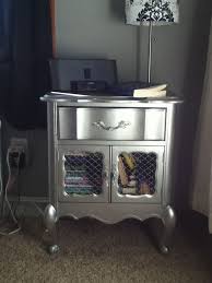 Reclaimed Headboard Finish Chrome Spray Paint Decor Painted Furniture