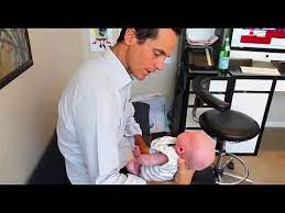 Dr Ian Adjustment For A 3 Week Old Baby With Reflux Gonstead Chiropractic Youtube