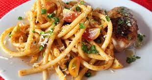 Pan Fried Chicken Breast Minced Meat Spaghetti Recipe By Karismatik Concepts Cookpad