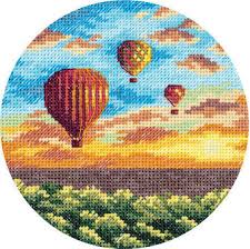 Maybe you would like to learn more about one of these? Panna Hot Air Balloons At Sunset Cross Stitch Kit 123stitch