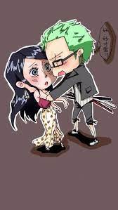 Chibi Zoro And Robin Zoro And Robin One Piece Comic Chibi
