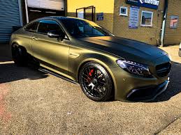 Matt Bond Gold Wrap Mercedes S Class Coupe Mercedes Benz C63 Amg Merc Benz