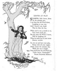 Leaves At Play By Frank Dempster Sherman Autumn Poems Childrens Poems Childrens Poetry