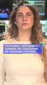 Anna Tambini is leading a campaign featuring posters of hostages in #Gaza.  However, the posters are being taken down. #OnBalance #Israel #Palestine