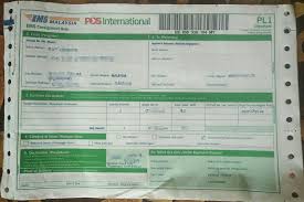 Nanti bila tiba po, minta borang pos laju, isi dengan teliti, jgn silap tulis bahagian pengirim dan penerima. Flexi Pack International Vs Ems International