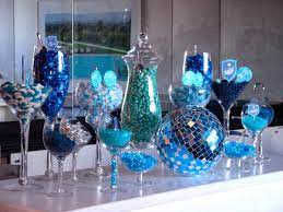 Pin By Nonsolomatrimoni On Disco Themed Party Ideas Candy Buffet Bar Blue Candy Buffet Blue Candy Bars