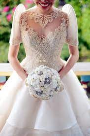 Pin By Mito Are On Blog Letter Impressed Filipiniana Wedding Dress Filipiniana Wedding Modern Filipiniana Dress