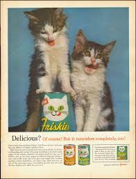 Friskies Cat Food Ad 1963 Retro Ads Animals Vintage Cat