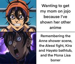 JoJo is the king of awkward and uncomfortable scenes in anime :  rShitPostCrusaders