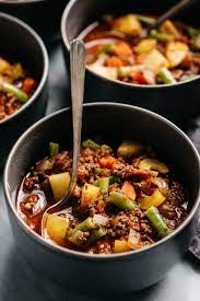Paleo And Whole30 Hamburger Soup Recipe Healthy Meal Prep Clean Eating Meal Plan Meals