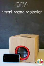 Diy Smart Phone Projector Phone Projector Science Projects Science For Kids