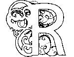Welcome to free coloring daily! Illuminated Letters Coloring Pages