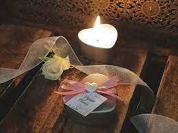 Segnaposto per matrimonio tema natal. Segnaposto Candela Sweeties Ese Candles
