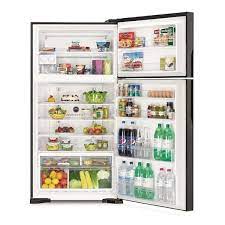 Hitachi refrigerators have two eco thermo sensors, which detect any temperature changes separately to enable the ideal temperatures to be maintained in each of the compartments at all times. Buy Hitachi Top Mount Refrigerators 990 Litres Rv990puk1kbsl In Dubai Sharjah Abu Dhabi Uae Price Specifications Features Sharaf Dg