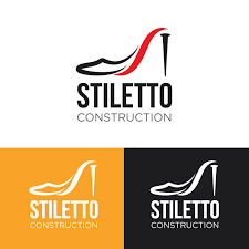 Notice how thi has a bolder typography and is paired with the red roof, making it stand out as the. Masculine Bold Construction Logo Design For Stiletto Construction By Concepts Design 19308976