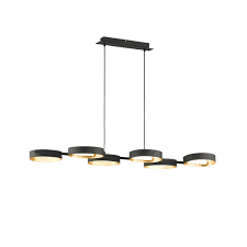Maybe you would like to learn more about one of these? Pendelleuchte Valencia 6 Flammig Schwarz Gold Led 214 00