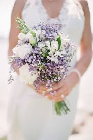 50 Purple And White Wedding Flowers Baby Breath Diy Bridal Bouquets Spring Weddings Lavender Wedding Bouquet Purple Wedding Flowers Purple Wedding Bouquets