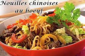 Nouilles Chinoises Au Boeuf Recette Recettes Nouilles Chinoises Nouilles Chinoises Cuisine Asiatique