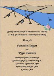 Fishing Themed Wedding Invitations B3094 Partners For Life 7 X 5 Shown With Black Fishing Themed Wedding Fishing Wedding Fishing Theme