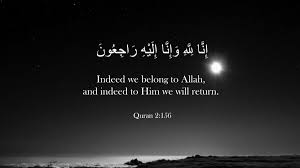 To god we belong and to him we return. Soldier Of Allah On Twitter Inna Lillahi Wa Inna Ilayhi Raji Un