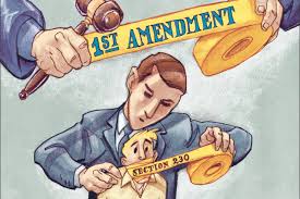 First amendment, amendment (1791) to the constitution of the united states that is part of the bill of rights. First Amendment Politics And Section 230 Wsj