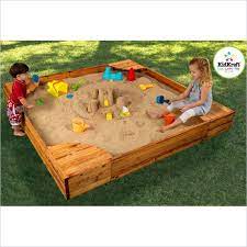 Kidkraft Backyard Sandbox In Honey Backyard Sandbox Kids Sandbox Diy Sandbox
