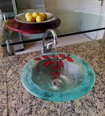Because it's so easy to install, you can easily change out the vessel sink in a year or two years down the road if you just wanted to change up the style of your overall bathroom. 16 Glass Sink Ideas Glass Sink Glass Sink