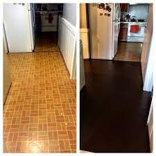 Painting linoleum floors – Cultivated Rambler