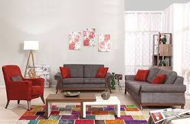 zenn nubuk koltuk takimi gri furniture home decor decor