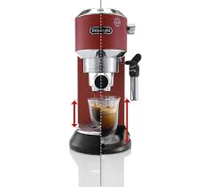 Designed with a professional look and feel, the delonghi dedica ec685m coffee machine's stylish metal finish makes a gorgeous addition to. Buy Delonghi Dedica Ec685r Coffee Machine Red Free Delivery Currys