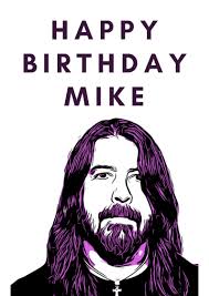 Personalised Dave Grohl Foo Fighters Birthday Card Pat Smear, Taylor  Hawkins, Nate Mendel, Chris Shiflett Multiple Colours Available