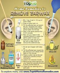 Home Remedies To Remove Earwax Ear Wax Health Remedies Home Remedies