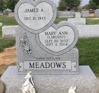 Paradiso Classic Granite Headstone with Carving Drop Water ...