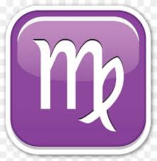 Plus, you're so much deeper than that, cancer. Emoji Virgo Sticker Astrological Sign Zodiac Cancer Astrology Purple Text Violet Png Pngwing